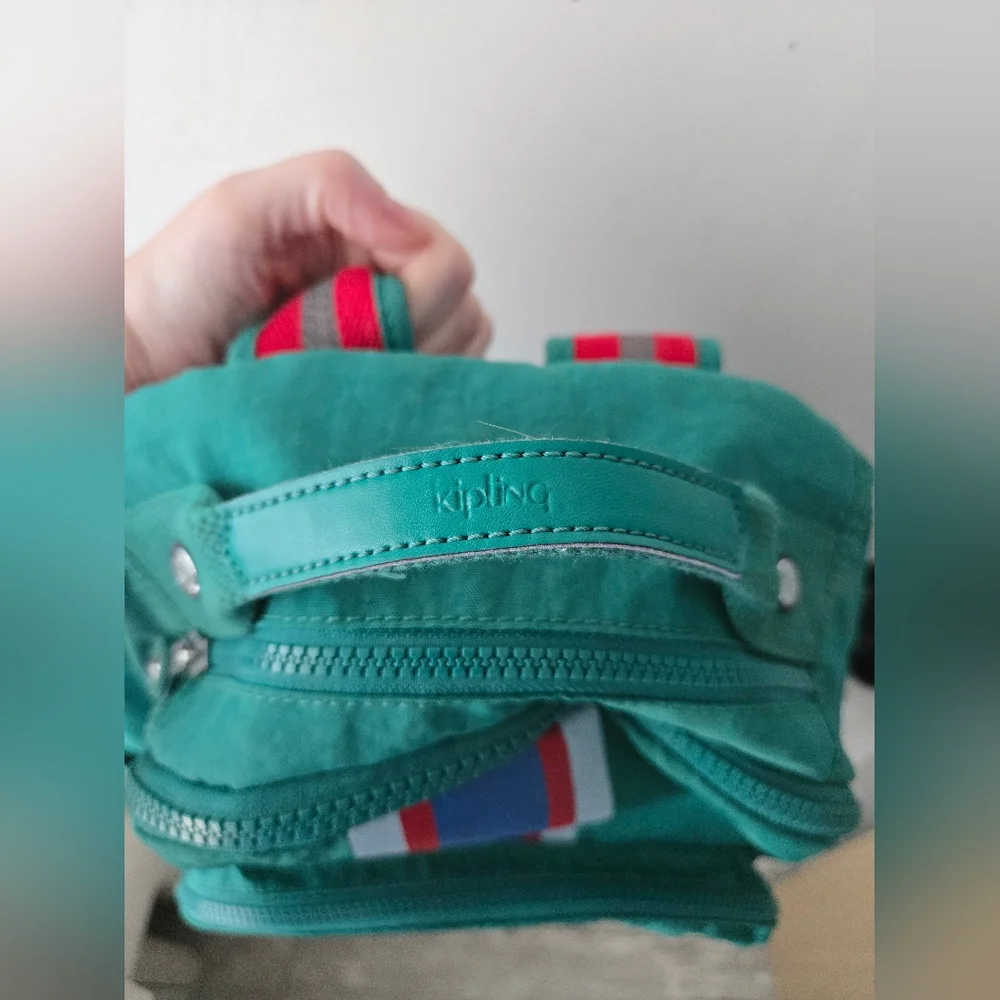 KIPLING SEOUL PINE GREEN BACKPACK 15inch